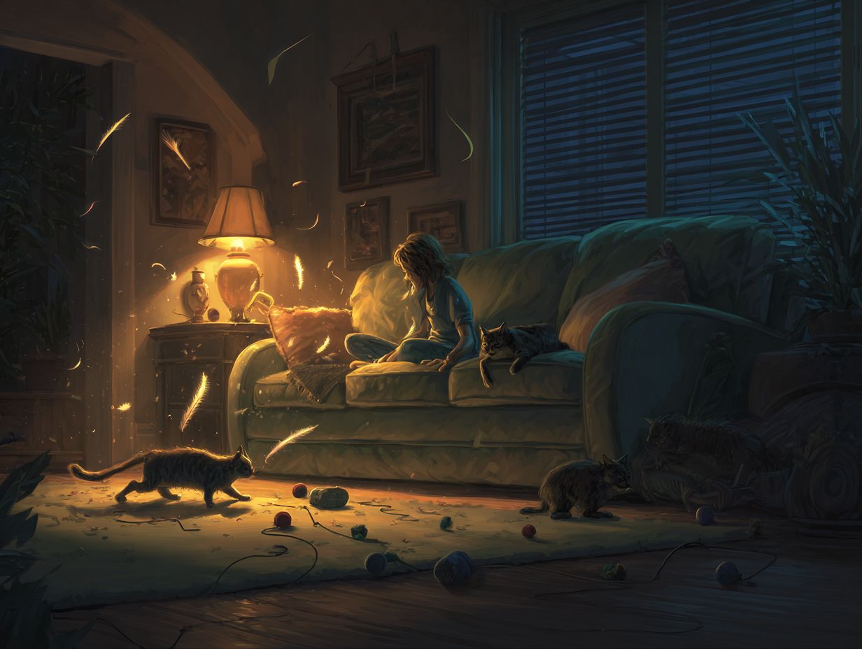 What are some common reasons why cats are active at night?